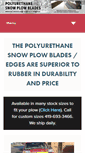 Mobile Screenshot of polyurethanesnowplowblades.com